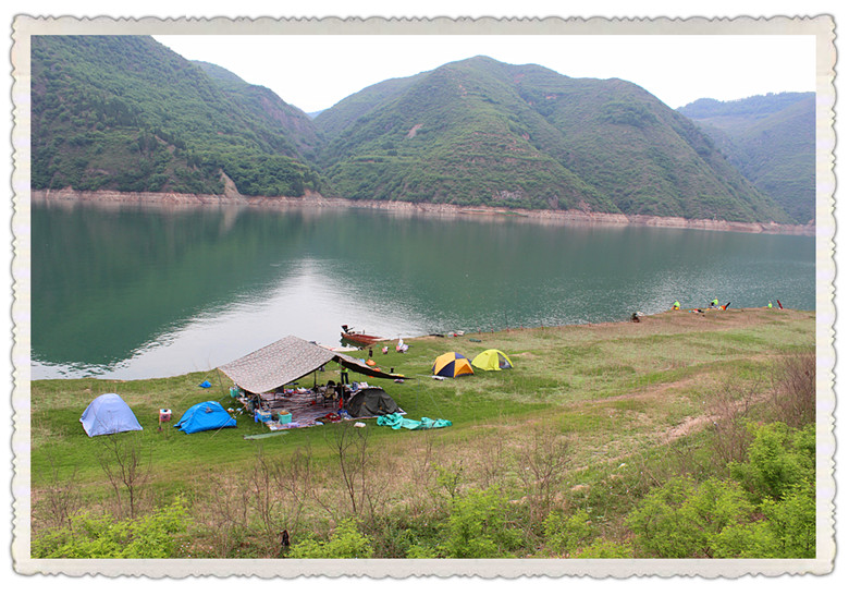 征战故县水库,野营野炊露宿钓鱼(钓鱼人向往生活)